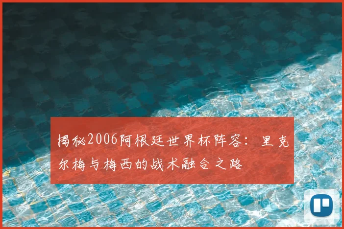 揭秘2006阿根廷世界杯阵容：里克尔梅与梅西的战术融合之路